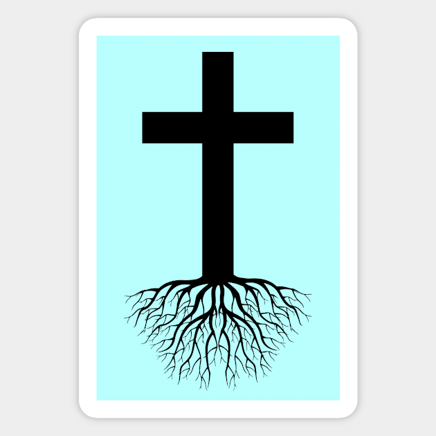 Rooted In Christ | Christian Magnet by All Things Gospel